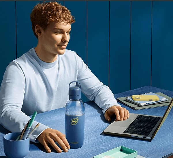 Pohodlná láhev Sodastream pro každodenní použití